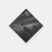 ブラックメタルミニマリストマンズパーティー スタンダードカクテルナプキン (角)