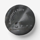 ブラックメタルミニマリストマンズパーティー ペーパーボウル (正面)