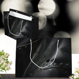 ブラックメタルミニマリストマンズパーティー ラージペーパーバッグ