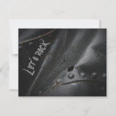 ブラックメタルミニマリストマンズパーティー 招待状 (正面)