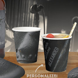 ブラックメタルミニマリストマンズパーティー 紙コップ