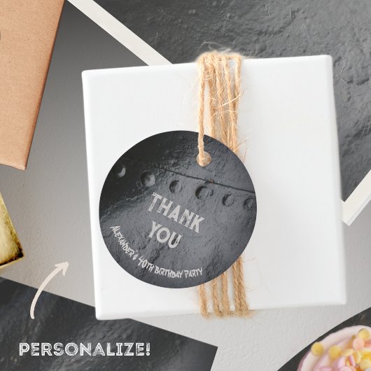 ブラックメタルロフトスタイルマンズパーティー フェイバータグ