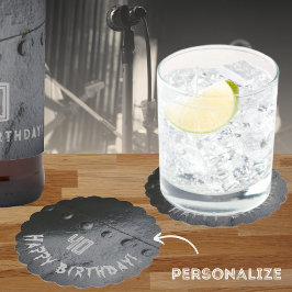 ブラックメタルロフトスタイルマンズパーティー ペーパーコースター