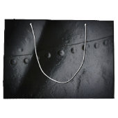 ブラックメタルロフトスタイルマンズパーティー ラージペーパーバッグ (裏面)