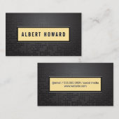 ブラックメタル抽象芸術背景 名刺 (正面/裏面)