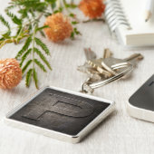 ブラックメタル素朴Pモノグラムキーチェーン キーホルダー (側面)