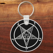 ブラックメタル闇のバプホメット！ キーホルダー (正面)