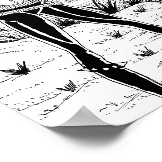 ブラックメタル ポスター (角)