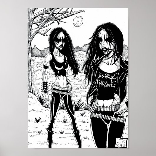 ブラックメタル ポスター (正面)