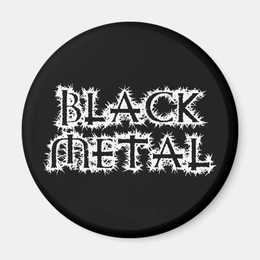 ブラックメタル マグネット (正面)