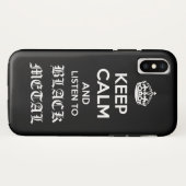 ブラックメタル Case-Mate iPhoneケース (裏面(横))
