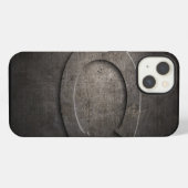 ブラックメタルCモノグラムIphoneケース iPhoneケース (裏面横)