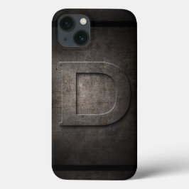 ブラックメタルDモノグラムIphoneケース iPhone 13ケース