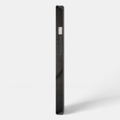 ブラックメタルDモノグラムiPhoneケース iPhoneケース (左側面)