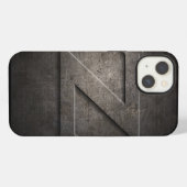 ブラックメタルZモノグラムiPhoneケース iPhoneケース (裏面横)