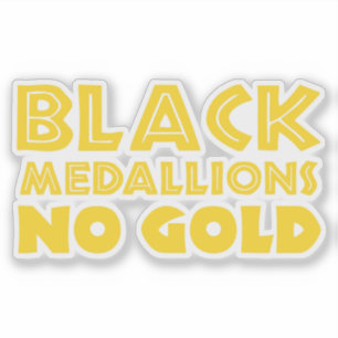 ブラックメダリオンズ金ゴールド シール