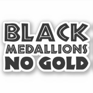 ブラックメダリオンズ金ゴールド シール