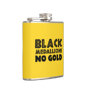ブラックメダリオンズ金ゴールド フラスク (右)