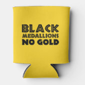 ブラックメダリオンズ金ゴールド 缶クーラー (正面)