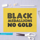 ブラックメダリオンズ金ゴールド 薄葉紙 (クラフト)