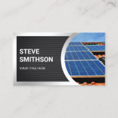 ブラックメッシュスチールルーフトップパネ太陽のル 名刺 (正面)