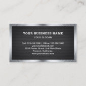 ブラックメッシュハードウエア電動工具赤ドリル機 名刺 (裏面)