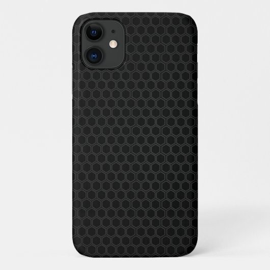 ブラックメッシュパターンCase-Mate Kolly There Case-Mate iPhoneケース (裏面)