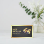 ブラックメッシュ私立探偵 名刺 (スタンド正面)