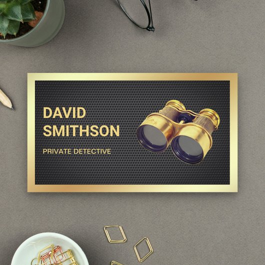 ブラックメッシュ私立探偵 名刺