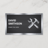 ブラックメッシュ鋼手利自動修復整備士 名刺 (正面)