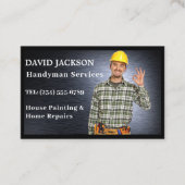 ブラックメッシュ鋼手利自動修復整備士 名刺 (正面)