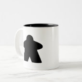 ブラックメプル盤のゲーム作品 ツートーンマグカップ (正面左)