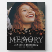 ブラックメモリアル記念写真 フォトプラーク (正面)