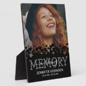 ブラックメモリアル記念写真 フォトプラーク (側面)