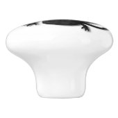 ブラックメラノイドアクソロテルアート セラミックノブ (側面)