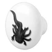 ブラックメラノイドアクソロテルアート セラミックノブ (右)