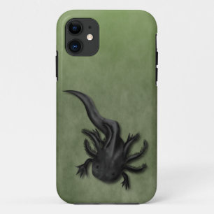 ブラックメラノイドアクソロテルアート iPhone 11 ケース
