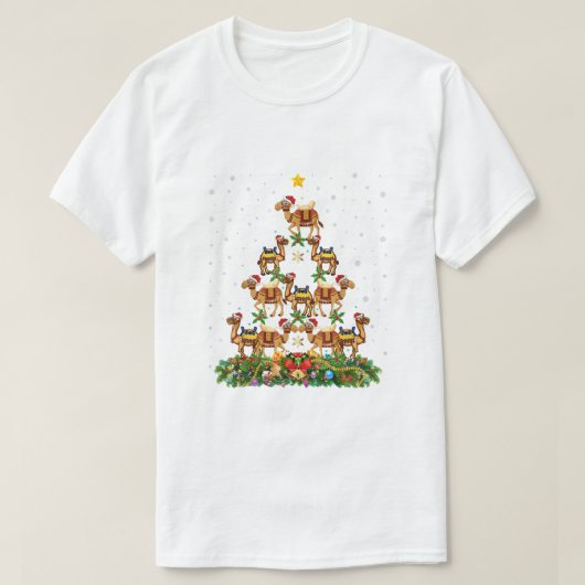 ブラックメリークリスマスアフリカンアメリカンサンタクロース Tシャツ (デザイン正面)