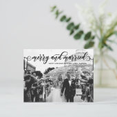 ブラックメリー&ク結婚したラシッ結婚クの休日 シーズンポストカード (スタンド正面)