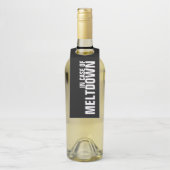 ブラックメルトダウンの場合 ボトルネックタグ (ボトル)