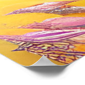 ブラックメルメイドメラニンマーメイド海シーフィッシュおもしろい ポスター (角)