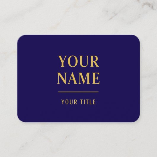 ブラックモダンおよび金ゴールド名刺テンプレート 名刺 (正面)