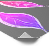 ブラックモダンウェルカム結婚ズ ポスター (角)