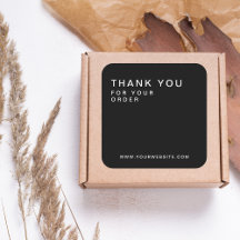 ブラックモダンカスタムBusiness Thank You