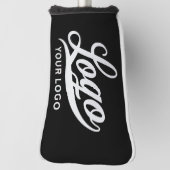 ブラックモダンカンパニーロゴビジネスクラブブランド ゴルフヘッドカバー (回転90)