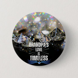 ブラックモダンキュートじいちゃんグランプスシックユニーク 缶バッジ