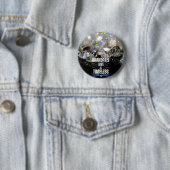 ブラックモダンキュートじいちゃんグランプスシックユニーク 缶バッジ (インサイチュ)