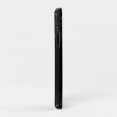 ブラックモダングリッタードライエレガントプ名前をカスタムする Case-Mate iPhoneケース (裏面/右)