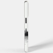 ブラックモダンシティスケープ都市建築 Case-Mate iPhoneケース (裏面 / 右)