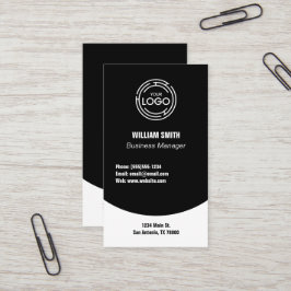 ブラックモダンシンプル 名刺